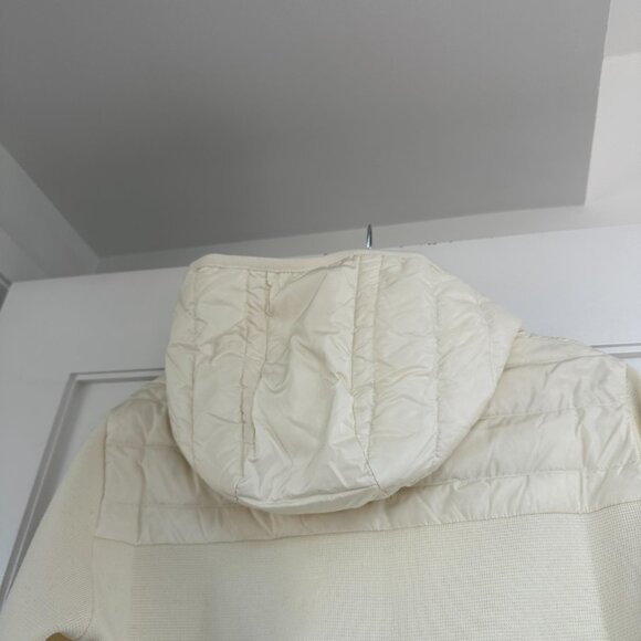 NWT Canada Goose Hybridge Knit Hooded Jacket Zip-Up Women's Sz Large Cottongrass - Picture 7 of 8